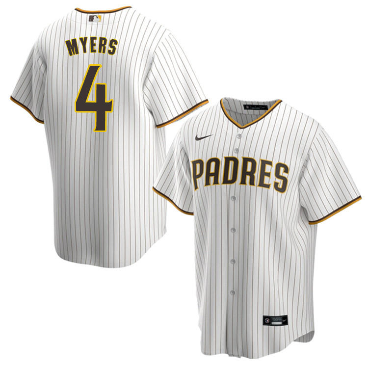 Nike Men #4 Wil Myers San Diego Padres Baseball Jersey Sale-White